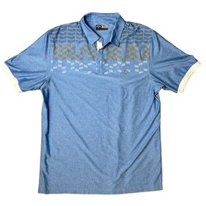 Callaway Opti-Dri Blue Polo Golfing Shirt Mens Size XL